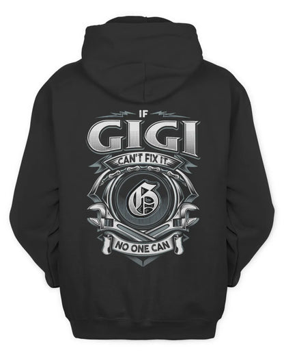GIGI AP81-K4-626 - Personalized Ahmed Quote Apparel “If Ahmed Can't Fix It, No One Can” - Unisex Hoodie - Black
