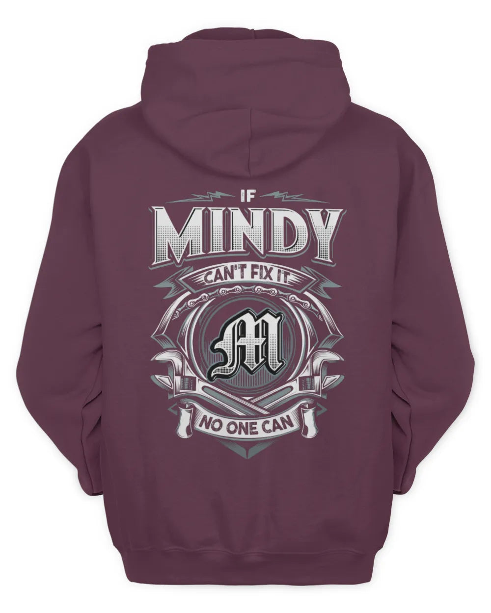 MINDY AP81-K4-626 - Personalized Ahmed Quote Apparel “If Ahmed Can't Fix It, No One Can” - Unisex Hoodie - Maroon