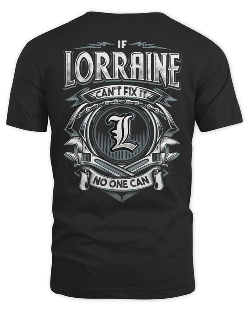 LORRAINE AP81-K4-626 - Personalized Ahmed Quote Apparel “If Ahmed Can't Fix It, No One Can” - Unisex Standard T-Shirt - Black