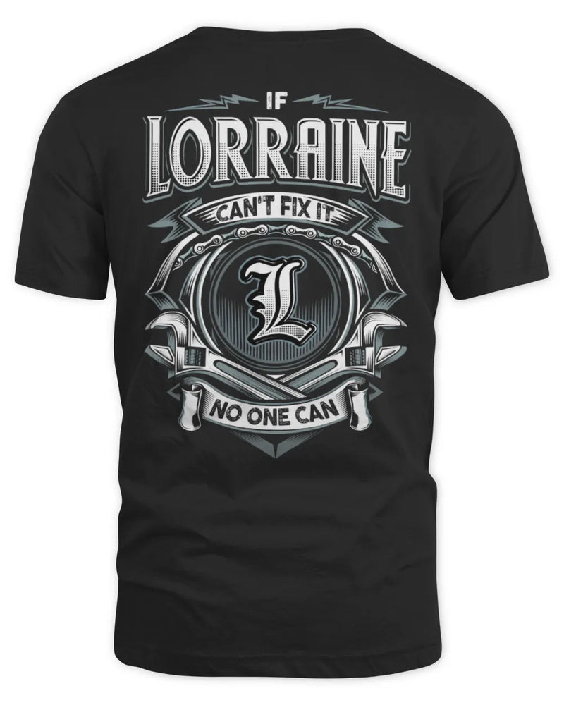 LORRAINE AP81-K4-626 - Personalized Ahmed Quote Apparel “If Ahmed Can't Fix It, No One Can” - Unisex Standard T-Shirt - Black