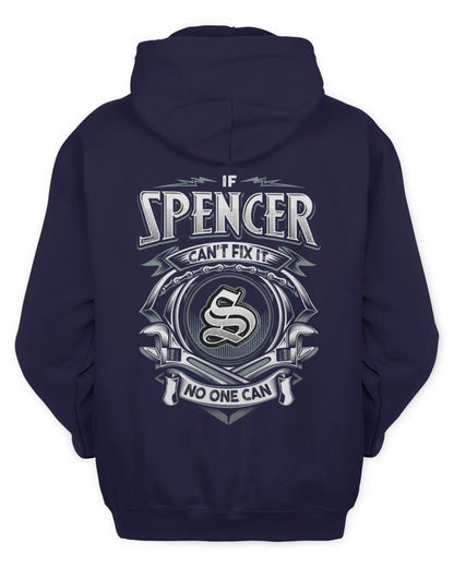SPENCER AP81-K4-626 - Personalized Ahmed Quote Apparel “If Ahmed Can't Fix It, No One Can” - Unisex Hoodie - Navy
