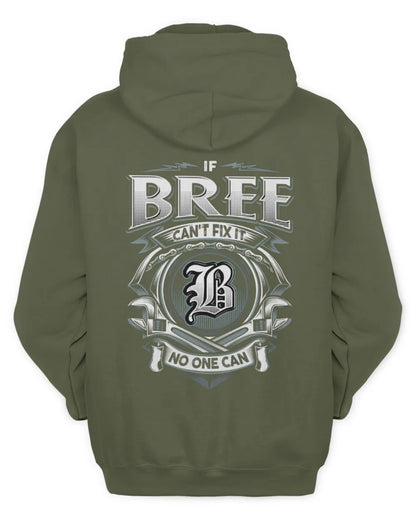 BREE AP81-K4-626 - Personalized Ahmed Quote Apparel “If Ahmed Can't Fix It, No One Can” - Unisex Hoodie - Military Green