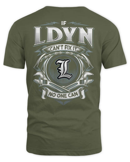 LDYN AP81-K4-626 - Personalized Ahmed Quote Apparel “If Ahmed Can't Fix It, No One Can” - Unisex Standard T-Shirt - Military Green