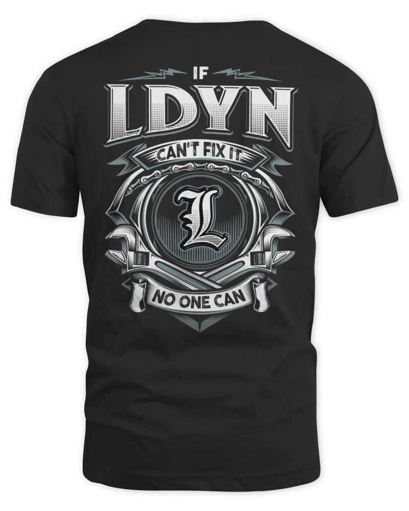 LDYN AP81-K4-626 - Personalized Ahmed Quote Apparel “If Ahmed Can't Fix It, No One Can” - Unisex Standard T-Shirt - Black