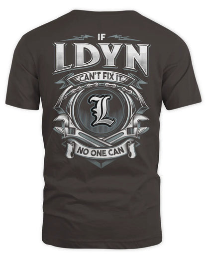 LDYN AP81-K4-626 - Personalized Ahmed Quote Apparel “If Ahmed Can't Fix It, No One Can” - Unisex Standard T-Shirt - Dark Chocolate