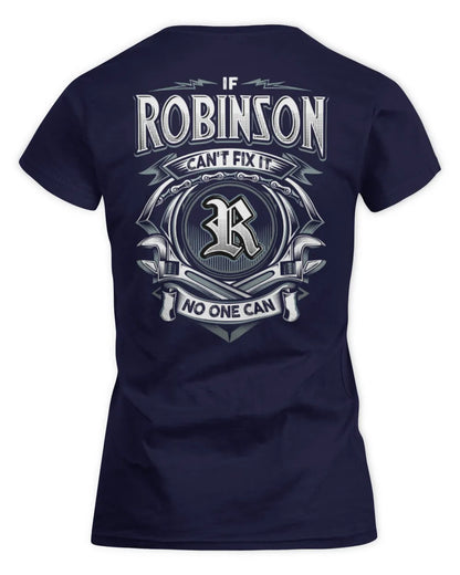 ROBINSON AP81-K4-626 - Personalized Ahmed Quote Apparel “If Ahmed Can't Fix It, No One Can” - Women's Standard T-Shirt - Navy