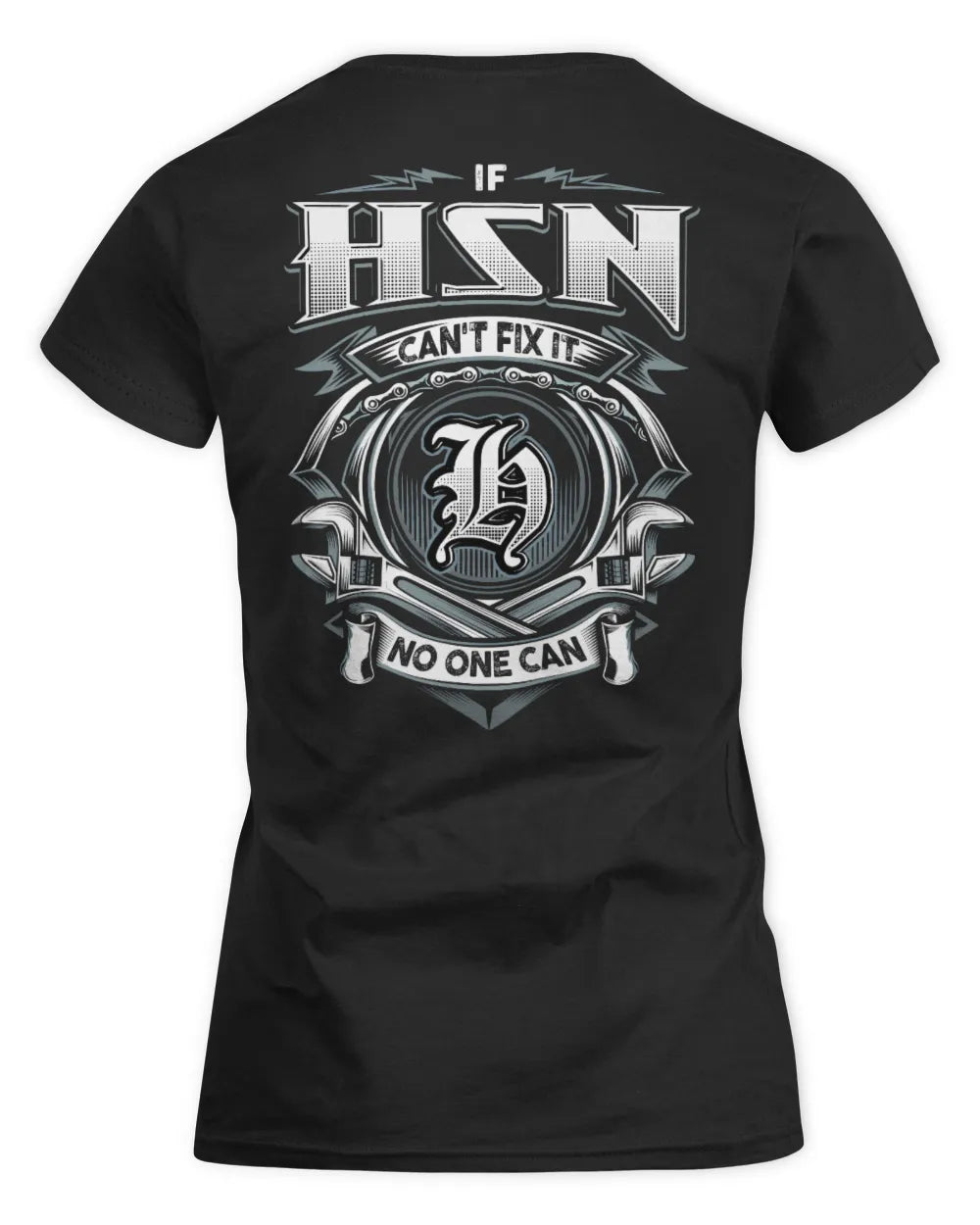 HSN AP81-K4-626 - Personalized Ahmed Quote Apparel “If Ahmed Can't Fix It, No One Can” - Women's Standard T-Shirt - Black