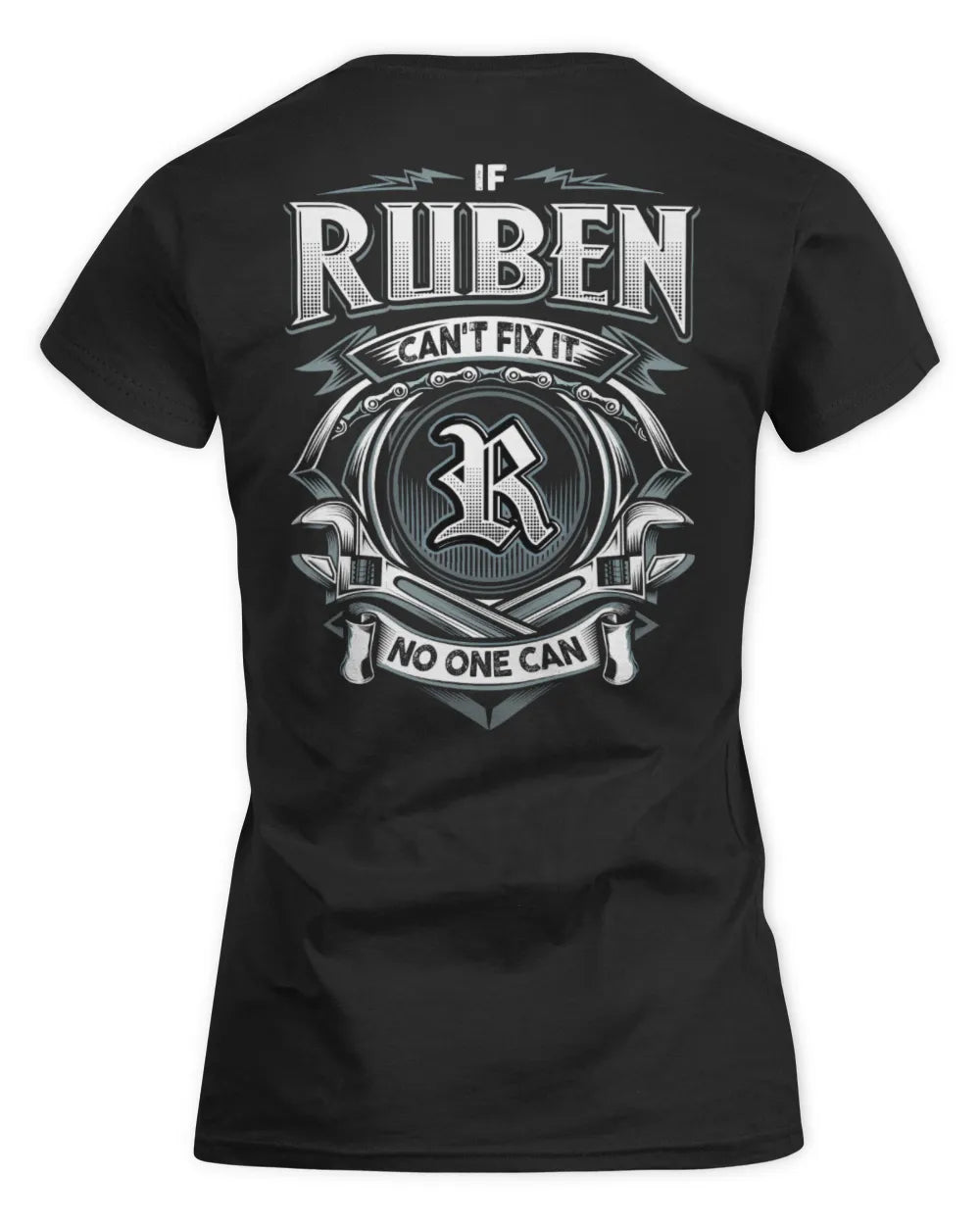 RUBEN AP81-K4-626 - Personalized Ahmed Quote Apparel “If Ahmed Can't Fix It, No One Can” - Women's Standard T-Shirt - Black