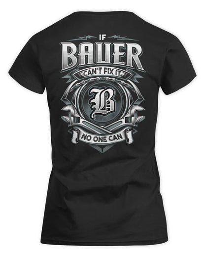 BAUER AP81-K4-626 - Personalized Ahmed Quote Apparel “If Ahmed Can't Fix It, No One Can” - Women's Standard T-Shirt - Black