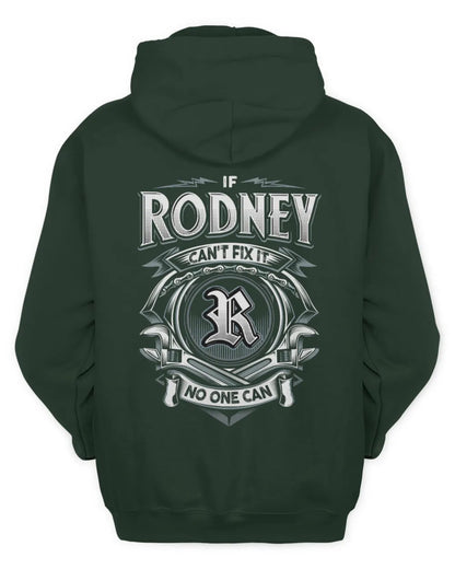 RODNEY AP81-K4-626 - Personalized Ahmed Quote Apparel “If Ahmed Can't Fix It, No One Can” - Unisex Hoodie - Forest Green