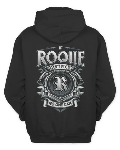 ROQUE AP81-K4-626 - Personalized Ahmed Quote Apparel “If Ahmed Can't Fix It, No One Can” - Unisex Hoodie - Black