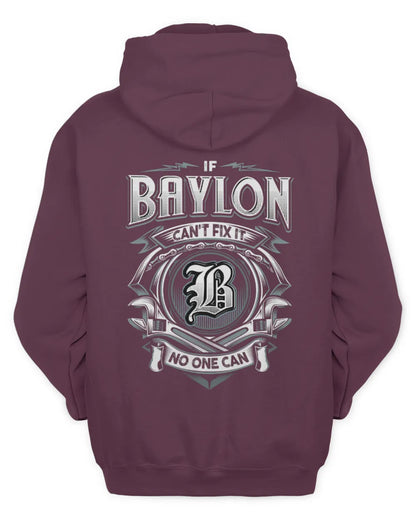 BAYLON AP81-K4-626 - Personalized Ahmed Quote Apparel “If Ahmed Can't Fix It, No One Can” - Unisex Hoodie - Maroon