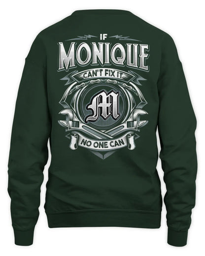 MONIQUE AP81-K4-626 - Personalized Ahmed Quote Apparel “If Ahmed Can't Fix It, No One Can” - Unisex Sweatshirt - Forest Green