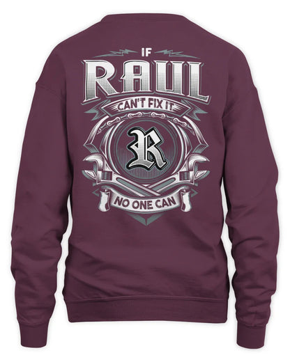 RAUL AP81-K4-626 - Personalized Ahmed Quote Apparel “If Ahmed Can't Fix It, No One Can” - Unisex Sweatshirt - Maroon