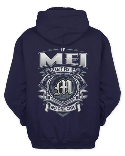 MEI AP81-K4-626 - Personalized Ahmed Quote Apparel “If Ahmed Can't Fix It, No One Can” - Unisex Hoodie - Navy
