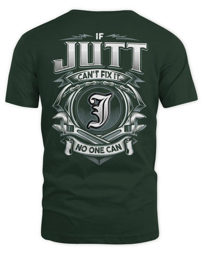 JUTT AP81-K4-626 - Personalized Ahmed Quote Apparel “If Ahmed Can't Fix It, No One Can” - Unisex Standard T-Shirt - Forest Green