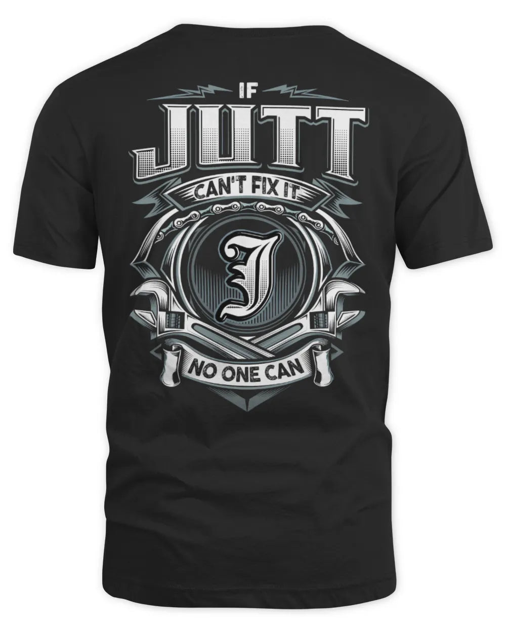 JUTT AP81-K4-626 - Personalized Ahmed Quote Apparel “If Ahmed Can't Fix It, No One Can” - Unisex Standard T-Shirt - Black