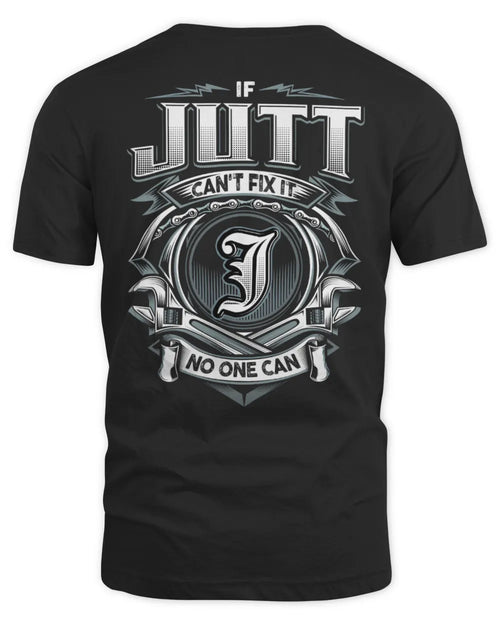 JUTT AP81-K4-626 - Personalized Ahmed Quote Apparel “If Ahmed Can't Fix It, No One Can” - Unisex Standard T-Shirt - Black