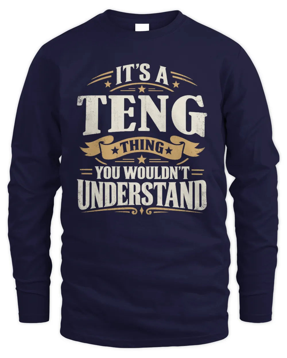 TENG P08 TH51 - Personalized “It’s a/an [NAME] Thing – You Wouldn’t Understand” Shirt - Men's Long Sleeved T-Shirt - Navy