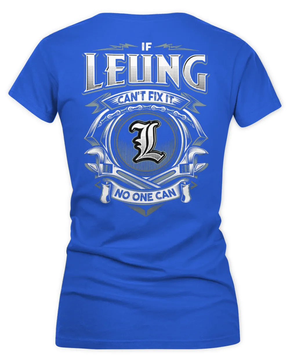 LEUNG AP81-K4-626 - Personalized Ahmed Quote Apparel “If Ahmed Can't Fix It, No One Can” - Women's V-Neck T-Shirt - Royal