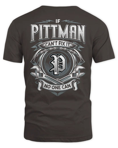 PITTMAN AP81-K4-626 - Personalized Ahmed Quote Apparel “If Ahmed Can't Fix It, No One Can” - Unisex Standard T-Shirt - Dark Chocolate