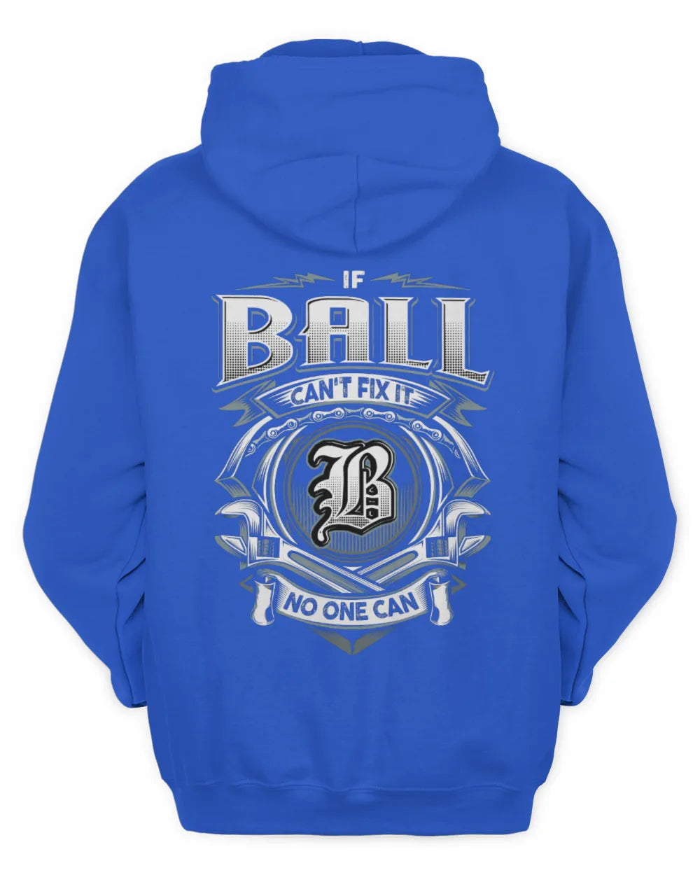 BALL AP81-K4-626 - Personalized Ahmed Quote Apparel “If Ahmed Can't Fix It, No One Can” - Unisex Hoodie - Royal