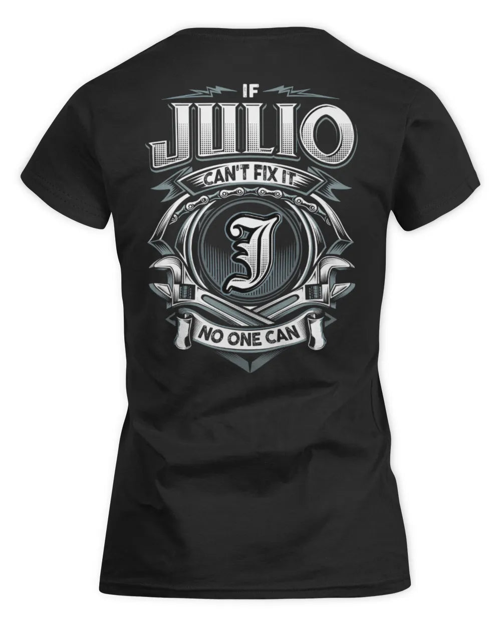 JULIO AP81-K4-626 - Personalized Ahmed Quote Apparel “If Ahmed Can't Fix It, No One Can” - Women's Standard T-Shirt - Black