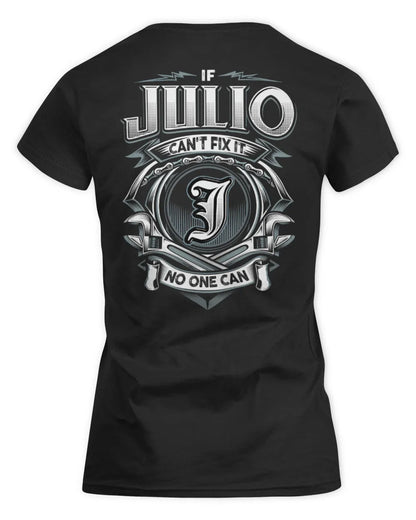 JULIO AP81-K4-626 - Personalized Ahmed Quote Apparel “If Ahmed Can't Fix It, No One Can” - Women's Standard T-Shirt - Black