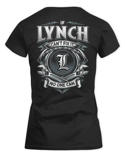 LYNCH AP81-K4-626 - Personalized Ahmed Quote Apparel “If Ahmed Can't Fix It, No One Can” - Women's Standard T-Shirt - Black