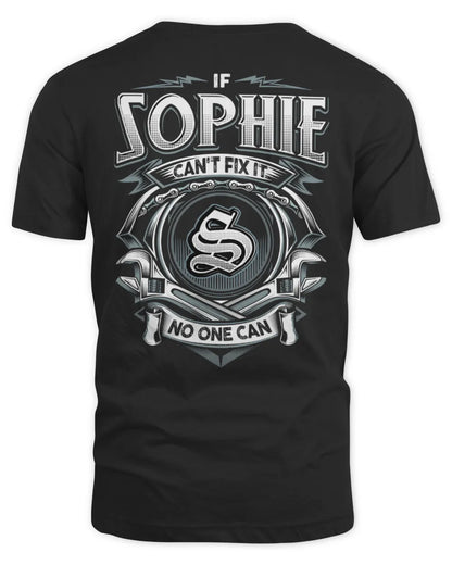 SOPHIE AP81-K4-626 - Personalized Ahmed Quote Apparel “If Ahmed Can't Fix It, No One Can” - Unisex Standard T-Shirt - Black