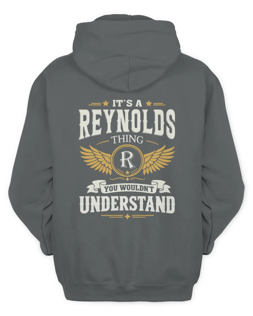 REYNOLDS KT06-M008 It’s a [NAME] Thing – You Wouldn’t Understand | Personalized Vintage T-Shirt - Unisex Hoodie - Charcoal