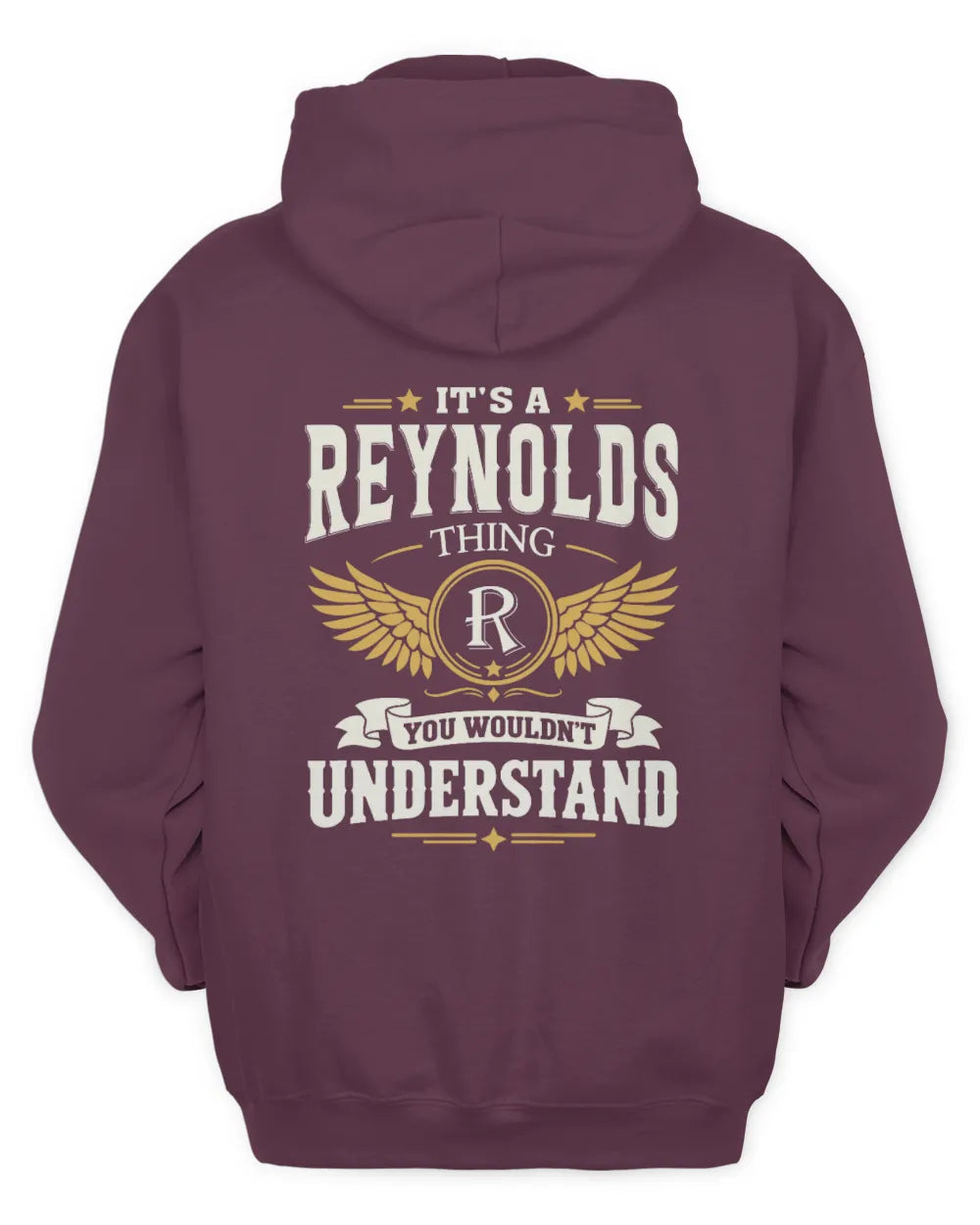REYNOLDS KT06-M008 It’s a [NAME] Thing – You Wouldn’t Understand | Personalized Vintage T-Shirt - Unisex Hoodie - Maroon