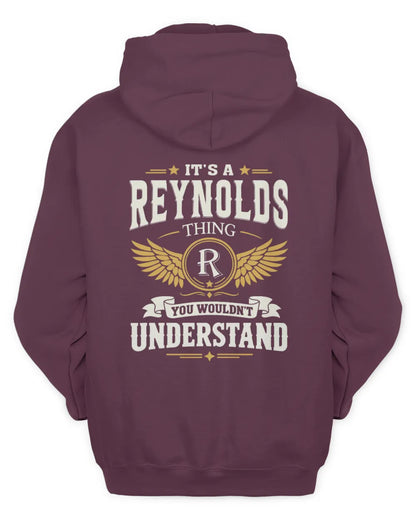 REYNOLDS KT06-M008 It’s a [NAME] Thing – You Wouldn’t Understand | Personalized Vintage T-Shirt - Unisex Hoodie - Maroon