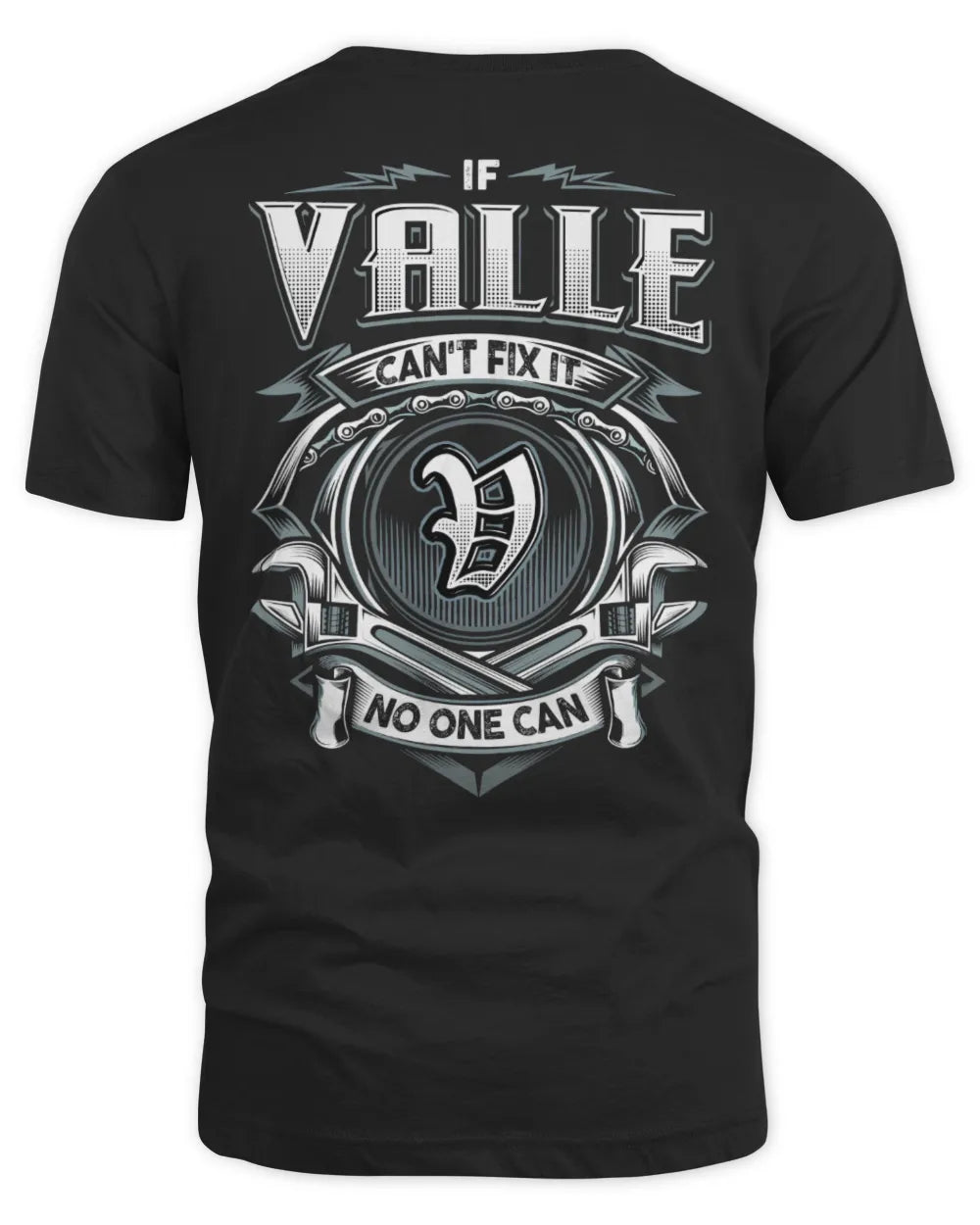 VALLE AP81-K4-626 - Personalized Ahmed Quote Apparel “If Ahmed Can't Fix It, No One Can” - Unisex Standard T-Shirt - Black