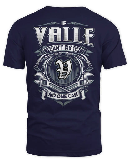 VALLE AP81-K4-626 - Personalized Ahmed Quote Apparel “If Ahmed Can't Fix It, No One Can” - Unisex Standard T-Shirt - Navy