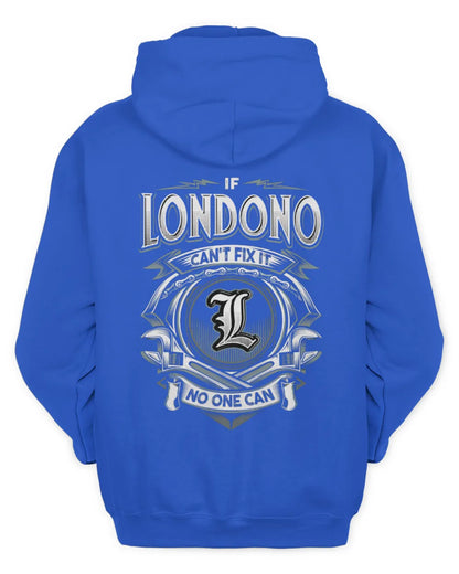 LONDONO AP81-K4-626 - Personalized Ahmed Quote Apparel “If Ahmed Can't Fix It, No One Can” - Unisex Hoodie - Royal