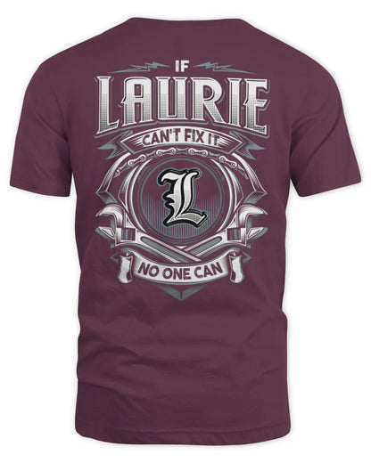 LAURIE AP81-K4-626 - Personalized Ahmed Quote Apparel “If Ahmed Can't Fix It, No One Can” - Unisex Standard T-Shirt - Maroon