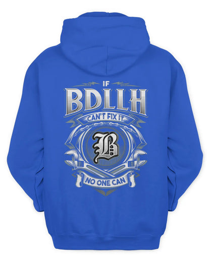 BDLLH AP81-K4-626 - Personalized Ahmed Quote Apparel “If Ahmed Can't Fix It, No One Can” - Unisex Hoodie - Royal