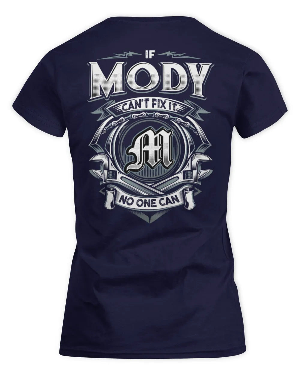 MODY AP81-K4-626 - Personalized Ahmed Quote Apparel “If Ahmed Can't Fix It, No One Can” - Women's Standard T-Shirt - Navy
