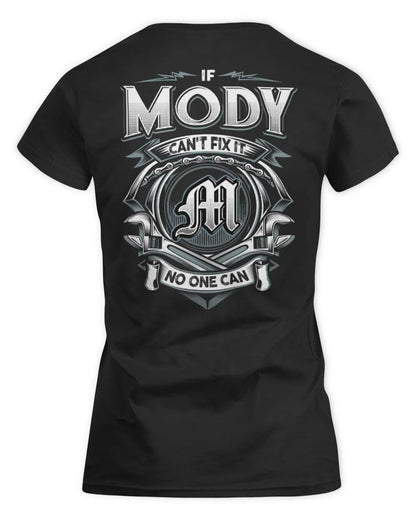 MODY AP81-K4-626 - Personalized Ahmed Quote Apparel “If Ahmed Can't Fix It, No One Can” - Women's Standard T-Shirt - Black