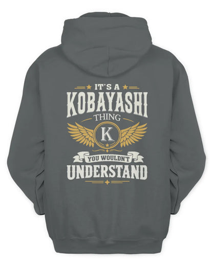 KOBAYASHI KT06-M008 It’s a [NAME] Thing – You Wouldn’t Understand | Personalized Vintage T-Shirt - Unisex Hoodie - Charcoal