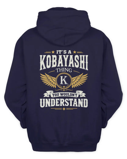 KOBAYASHI KT06-M008 It’s a [NAME] Thing – You Wouldn’t Understand | Personalized Vintage T-Shirt - Unisex Hoodie - Navy