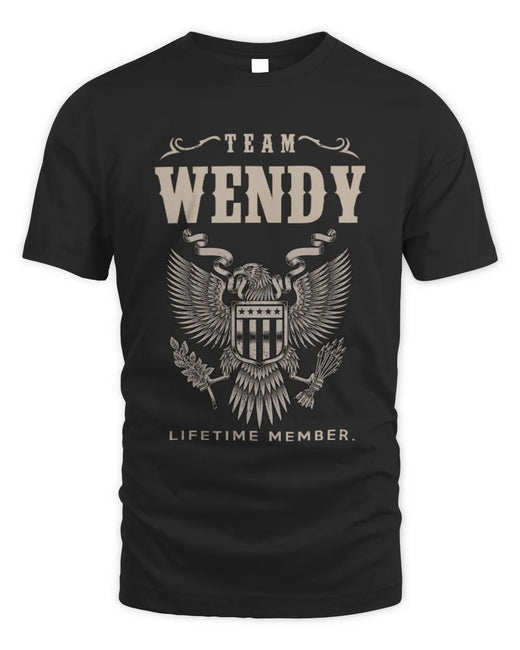 WENDY TP06-K82 – Personalized Classic Style Apparel “Team NAME Lifetime Member”
