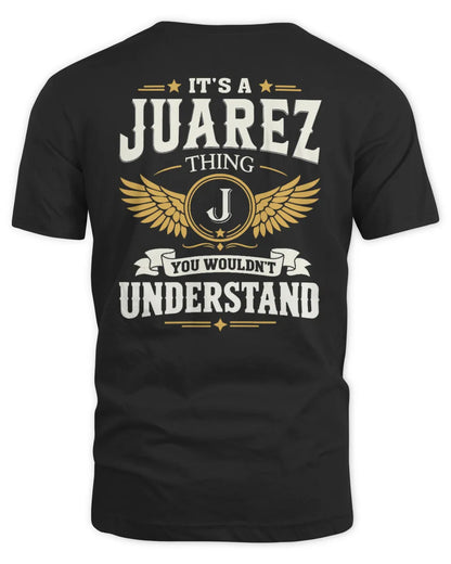 JUAREZ KT06-M008 It’s a [NAME] Thing – You Wouldn’t Understand | Personalized Vintage T-Shirt - Unisex Standard T-Shirt - Black