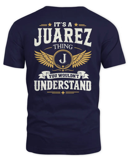 JUAREZ KT06-M008 It’s a [NAME] Thing – You Wouldn’t Understand | Personalized Vintage T-Shirt - Unisex Standard T-Shirt - Navy