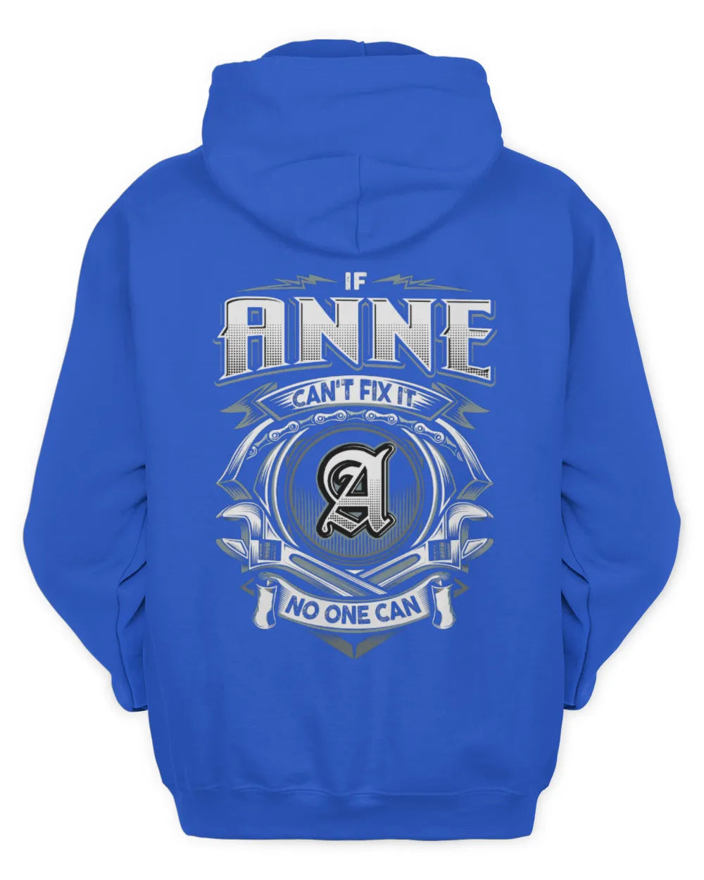 ANNE AP81-K4-626 - Personalized Ahmed Quote Apparel “If Ahmed Can't Fix It, No One Can” - Unisex Hoodie - Royal