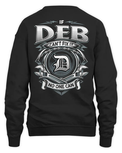 DEB AP81-K4-626 - Personalized Ahmed Quote Apparel “If Ahmed Can't Fix It, No One Can” - Unisex Sweatshirt - Black