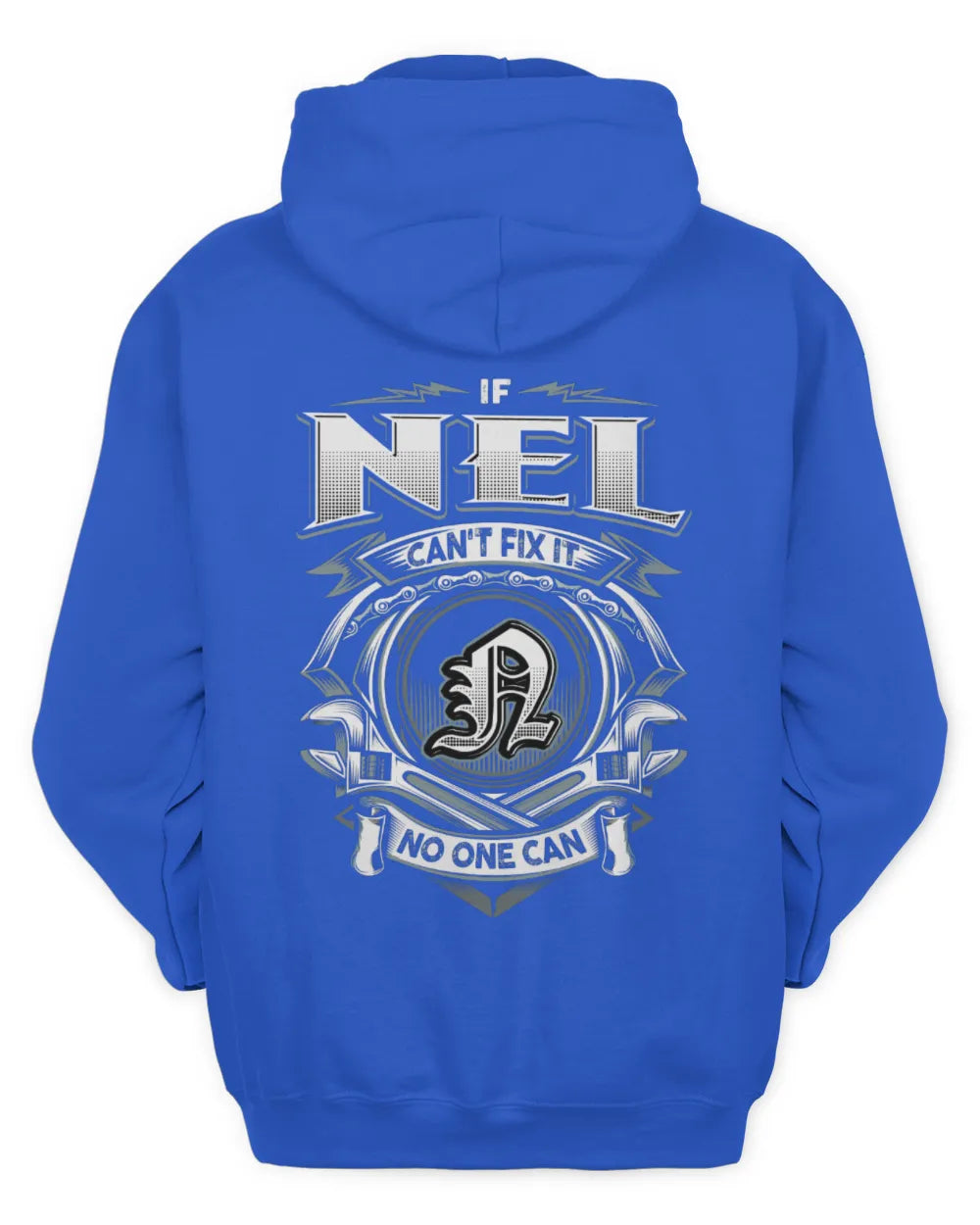 NEL AP81-K4-626 - Personalized Ahmed Quote Apparel “If Ahmed Can't Fix It, No One Can” - Unisex Hoodie - Royal