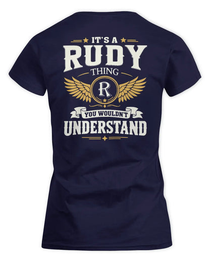 RUDY KT06-M008 It’s a [NAME] Thing – You Wouldn’t Understand | Personalized Vintage T-Shirt - Women's Standard T-Shirt - Navy
