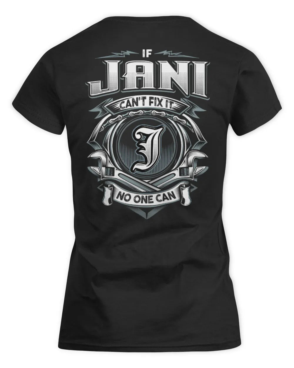 JANI AP81-K4-626 - Personalized Ahmed Quote Apparel “If Ahmed Can't Fix It, No One Can” - Women's Standard T-Shirt - Black